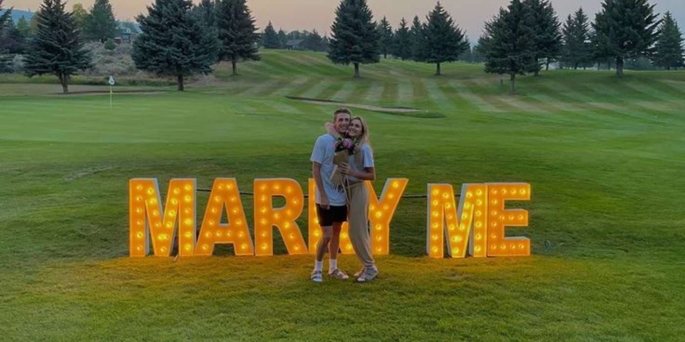 Cover image for the article: Love on the Green: Golf Proposal Ideas