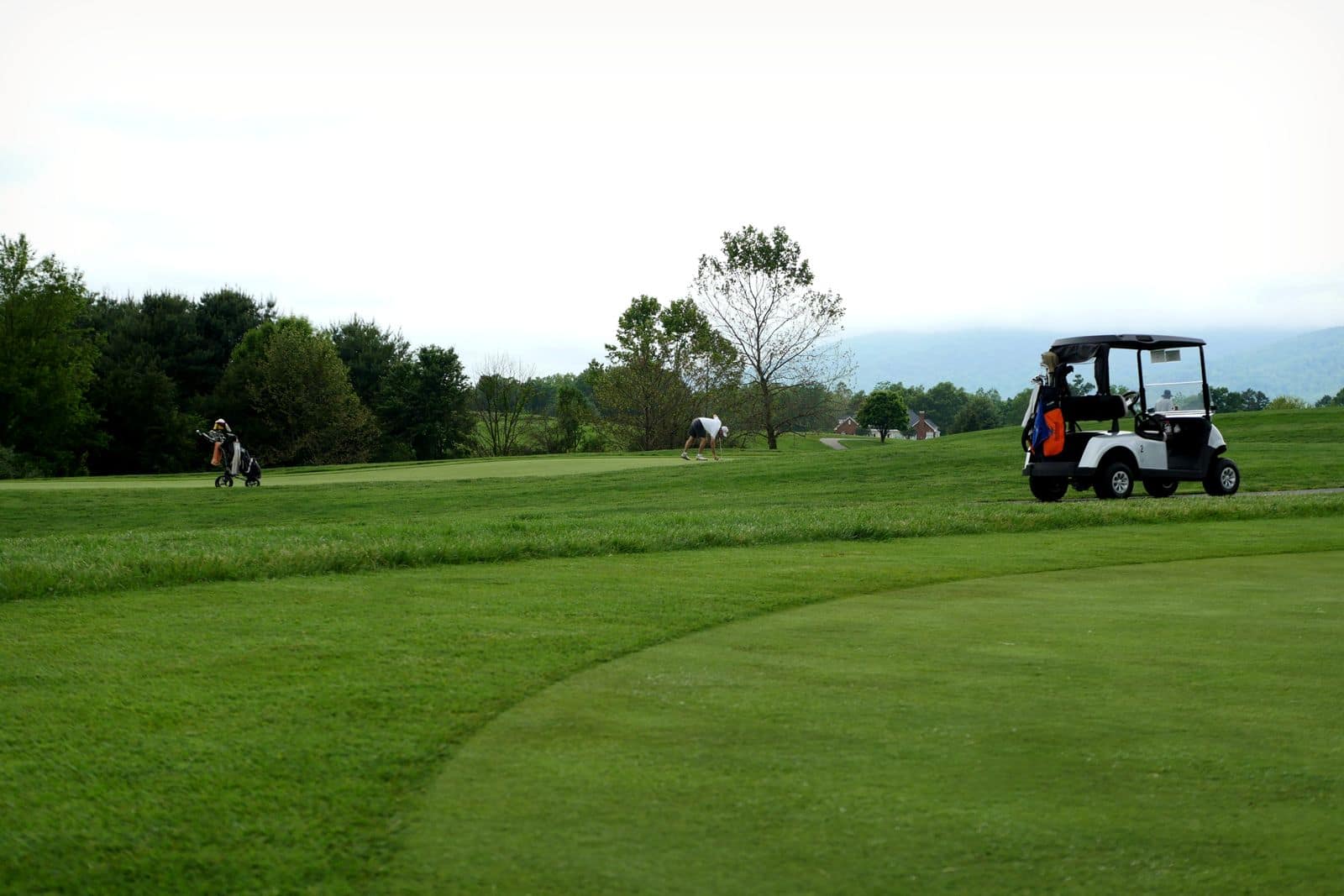 Golf course surrounded by nature